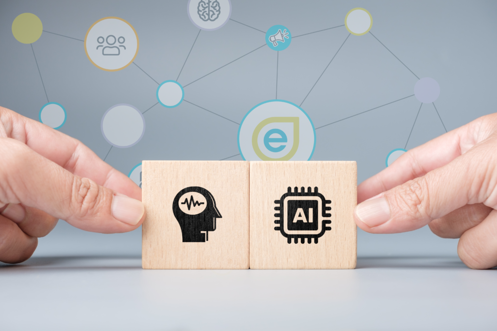 Une tête prêt d'un microprocesseur avec les lettres AI dessus
